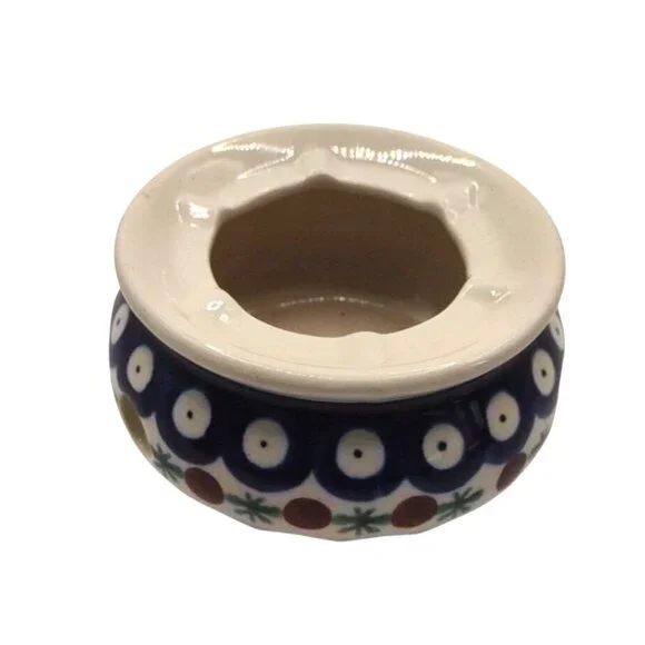 Polish Pottery Boleslawiec Mosquito #P4859A Handmade 3.5" Ceramic Mini Heater - Picture 2 of 11